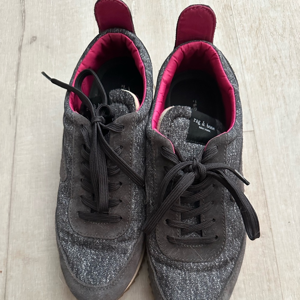 rag & bone Gray and Brown Sneakers - Picture 8 of 9